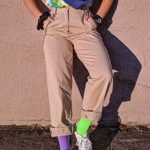 highwaist khaki pants "mom jean" VINTAGE